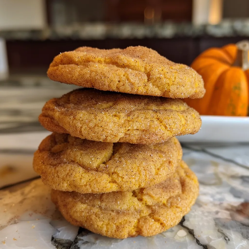 Chewy Pumpkin Snickerdoodle Cookies – Cinnamon Sugar Bliss