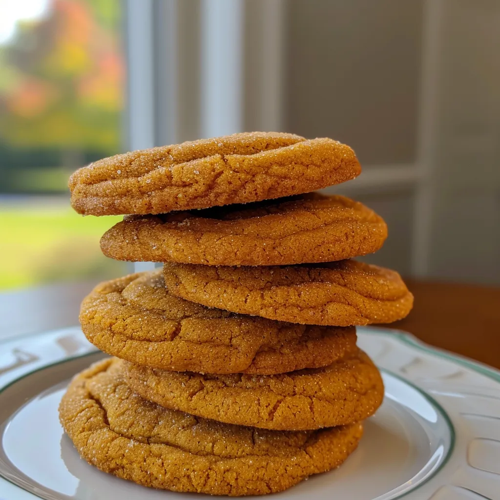 Pumpkin Sugar Cookies