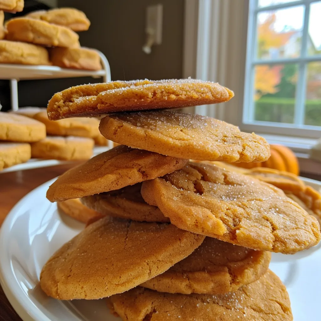 Pumpkin Sugar Cookies