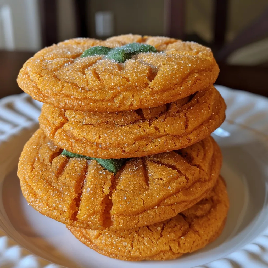 Pumpkin Sugar Cookies