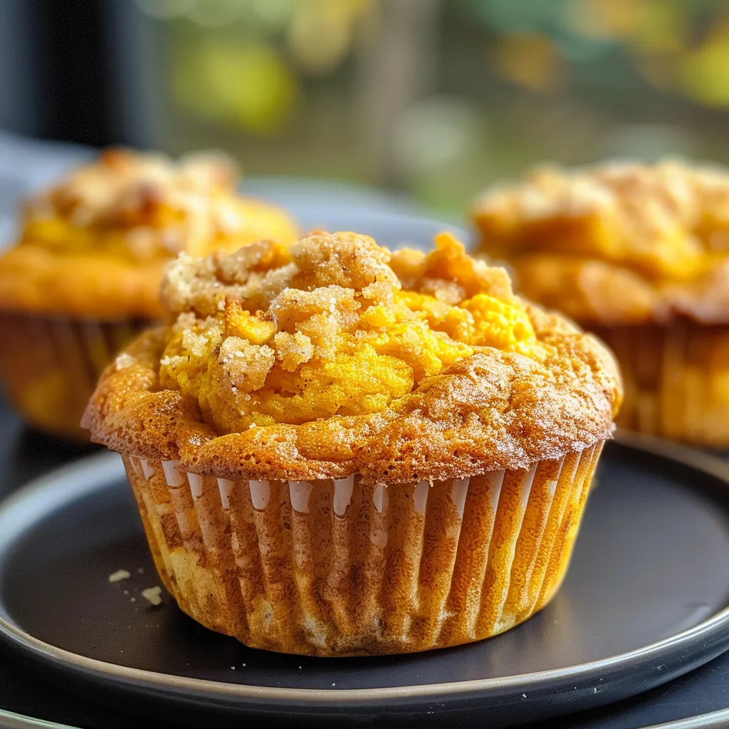 High-Protein, Cottage Cheese Pumpkin Muffins