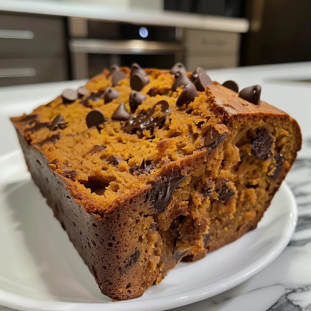 Easy Pumpkin Chocolate Chip Bread