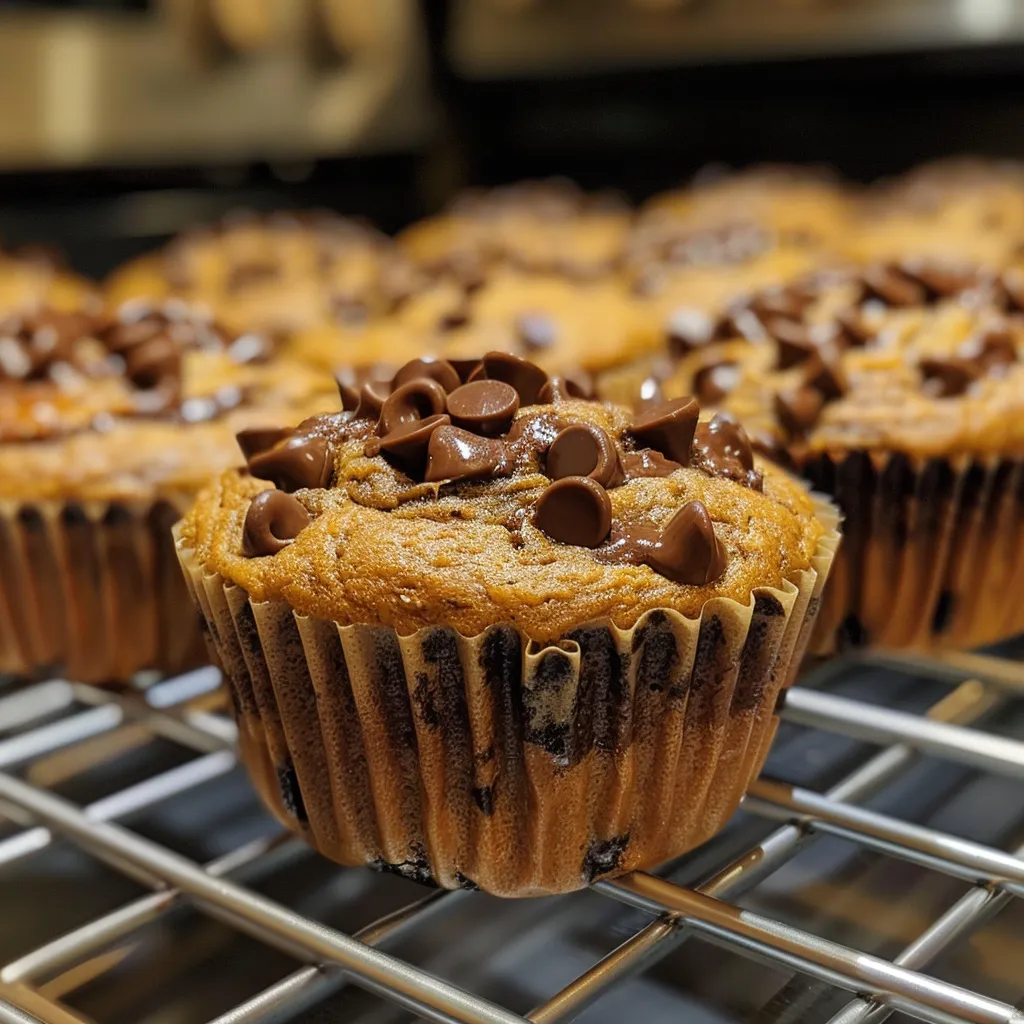 Pumpkin Chocolate Chip Muffins